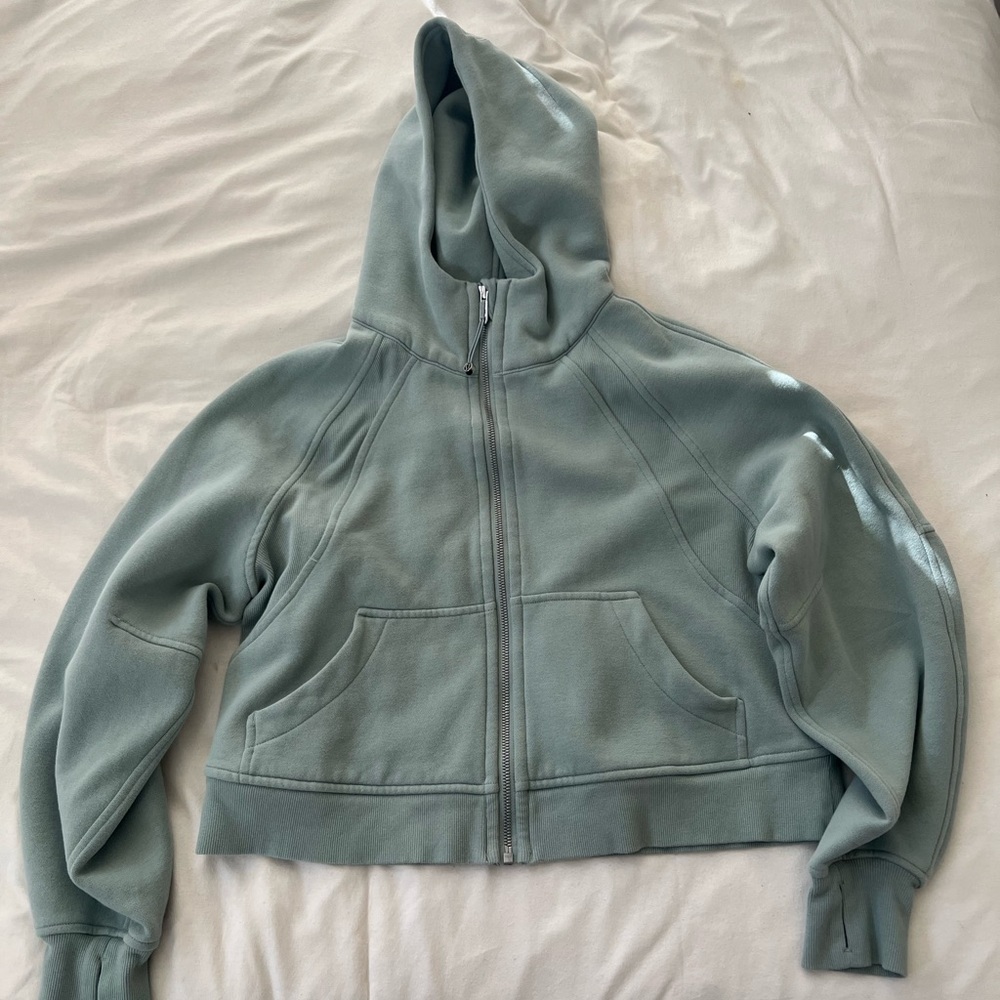 lululemon Scuba Oversized Full Zip in Tide Water Teal